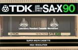 Compact Cassette TDK SA-X 90 Type II Chrome 1984 Australia, Europe
