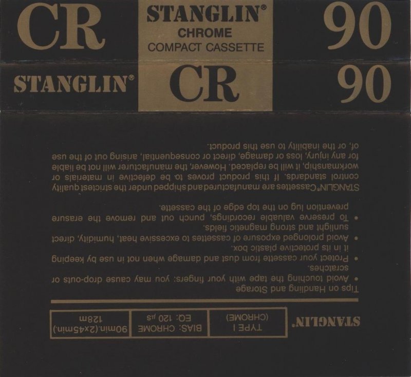 Compact Cassette: Unknown Stanglin -  90