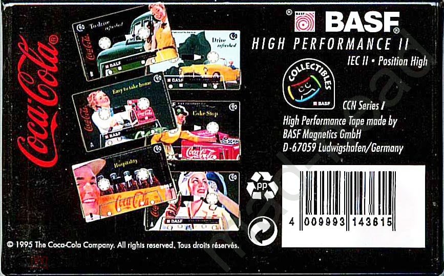 Compact Cassette BASF High Performance II 90 "Legends Edition I" Type II Chrome 1995 Europe