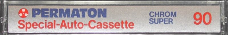 Compact Cassette Permaton Special Auto 90 Type II Chrome 1985 Europe