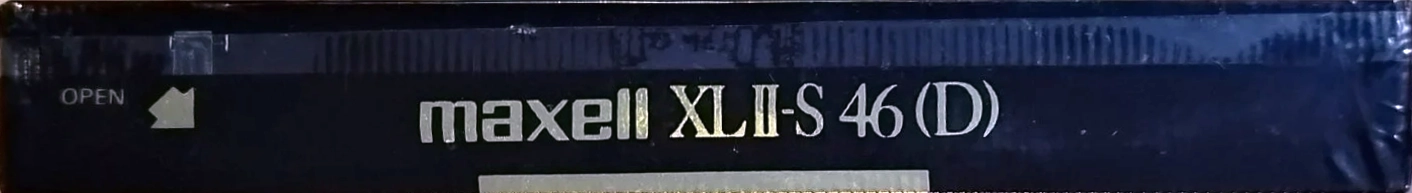 Compact Cassette Maxell XLII-S 46 Type II Chrome 1990 Japan