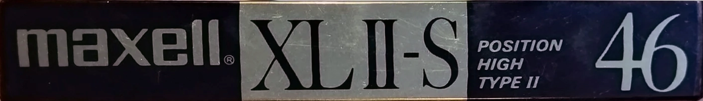 Compact Cassette Maxell XLII-S 46 Type II Chrome 1990 Japan