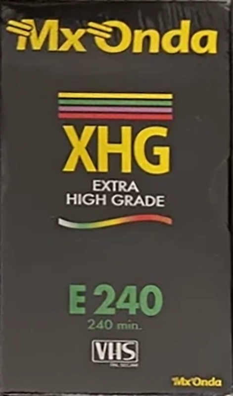 VHS, Video Home System Mx Onda XHG 240 Type I Normal Spain