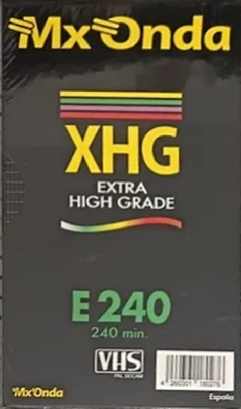 VHS, Video Home System Mx Onda XHG 240 Type I Normal Spain