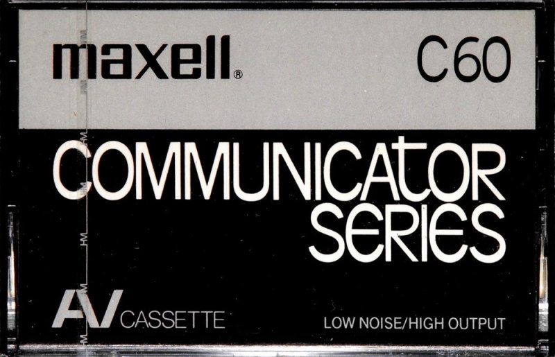 Compact Cassette Maxell AV 60 Type I Normal USA