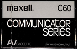 Compact Cassette Maxell AV 60 Type I Normal USA