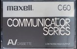 Compact Cassette Maxell AV 60 Type I Normal USA