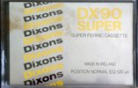 Compact Cassette Dixons DX Super 90 Type I Normal 1982 UK