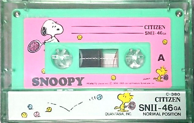 Compact Cassette:  Citizen - Snoopy SN 46