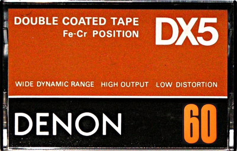 Compact Cassette Denon DX5 60 Type III Ferro Chrome 1978 Japan