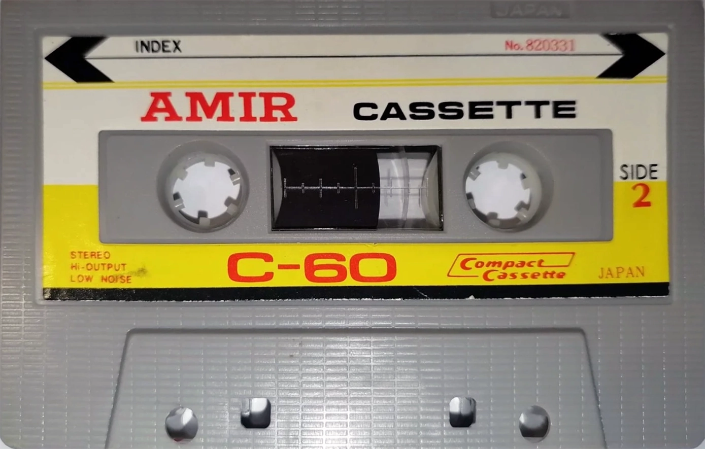 Compact Cassette Amir 60 Type I Normal Japan