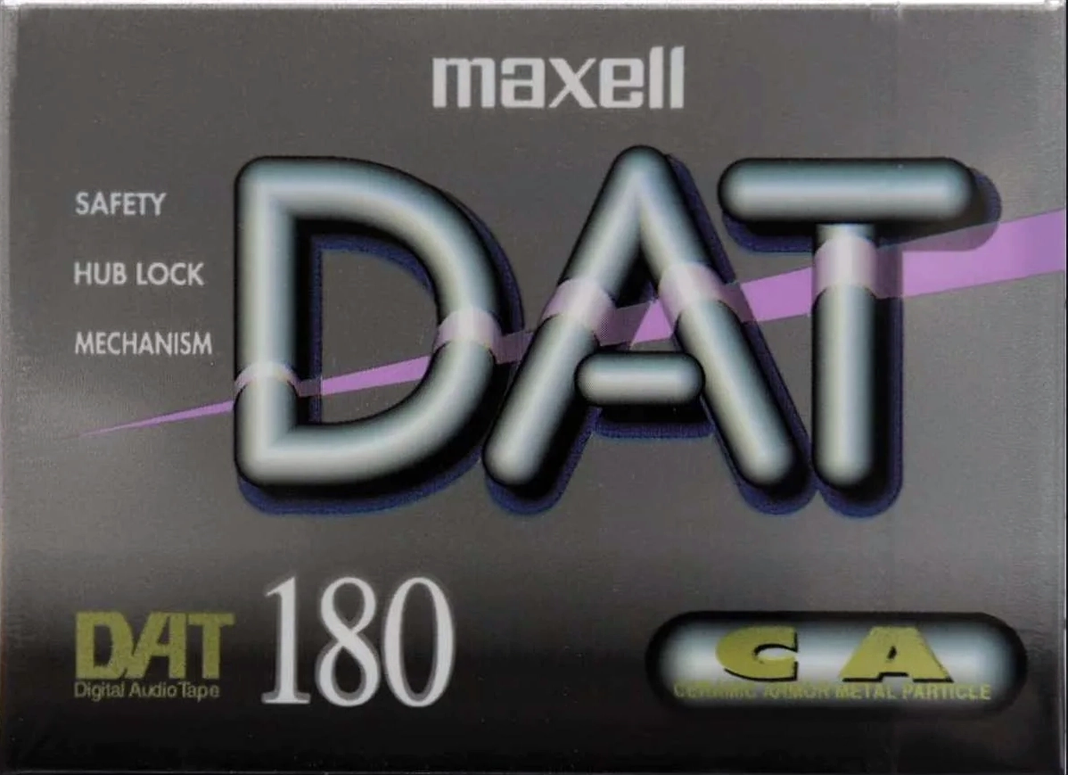Digital Audio Tape Maxell 180 Type IV Metal 1993 Japan