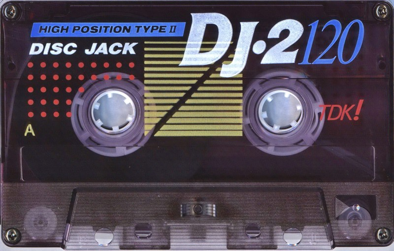 Compact Cassette TDK DJ2 Disc Jack 120 "DJ2-120" Type II Chrome 1995 Japan
