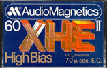 Compact Cassette Audio Magnetics XHE II 60 Type II Chrome 1979 Europe