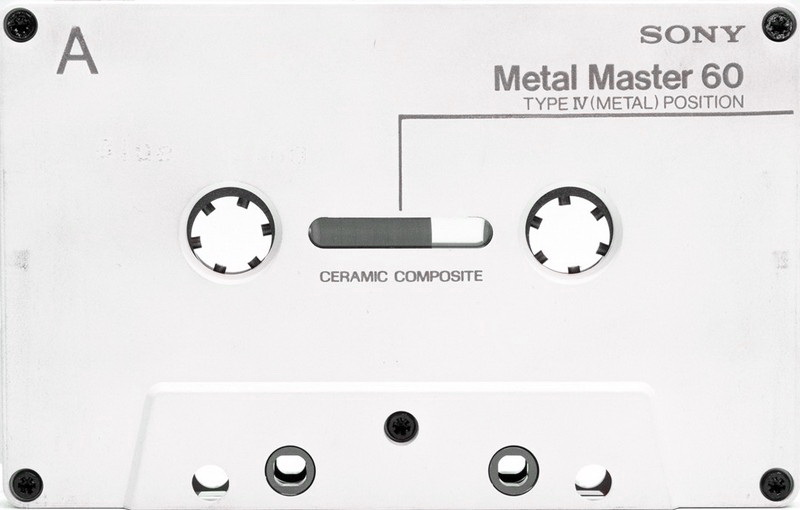Compact Cassette Sony Metal Master 60 Type IV Metal 1988 Japan