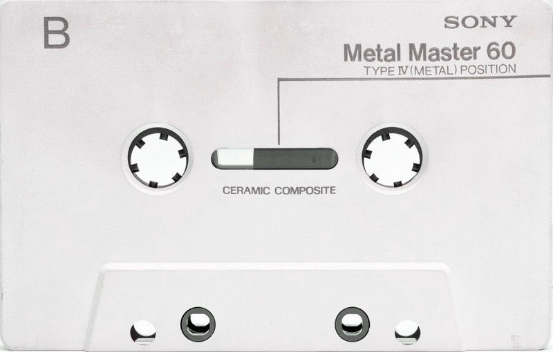 Compact Cassette Sony Metal Master 60 Type IV Metal 1988 Japan