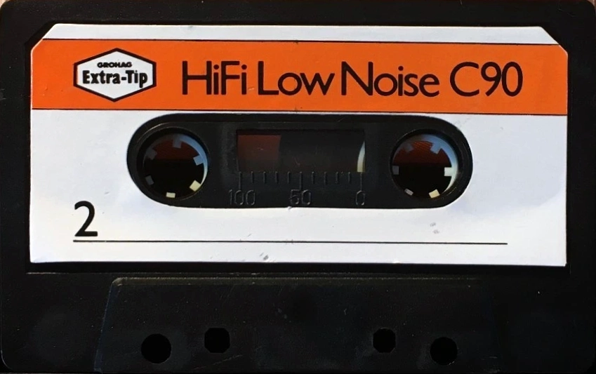 Compact Cassette Grohag 90 "Extra-Tip" Type I Normal 1978 Europe
