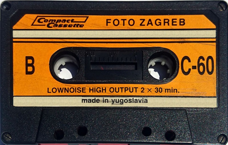 Compact Cassette Foto Zagreb 60 Type I Normal 1980 Yugoslavia