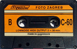 Compact Cassette Foto Zagreb 60 Type I Normal 1980 Yugoslavia