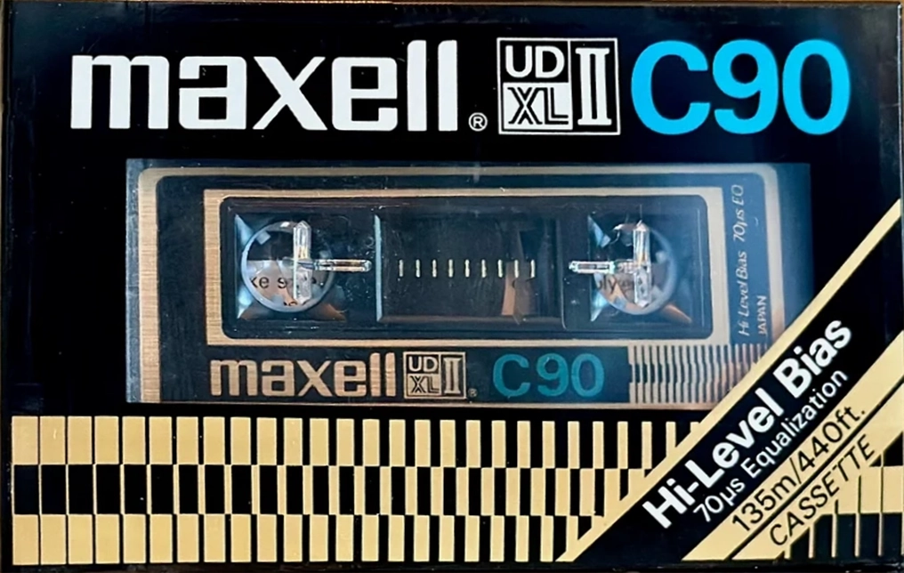Compact Cassette Maxell UD XLII 90 Type II Chrome 1981 USA
