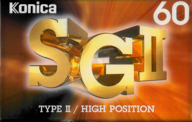 Compact Cassette Konica SG 60 Type II Chrome 1993 Europe