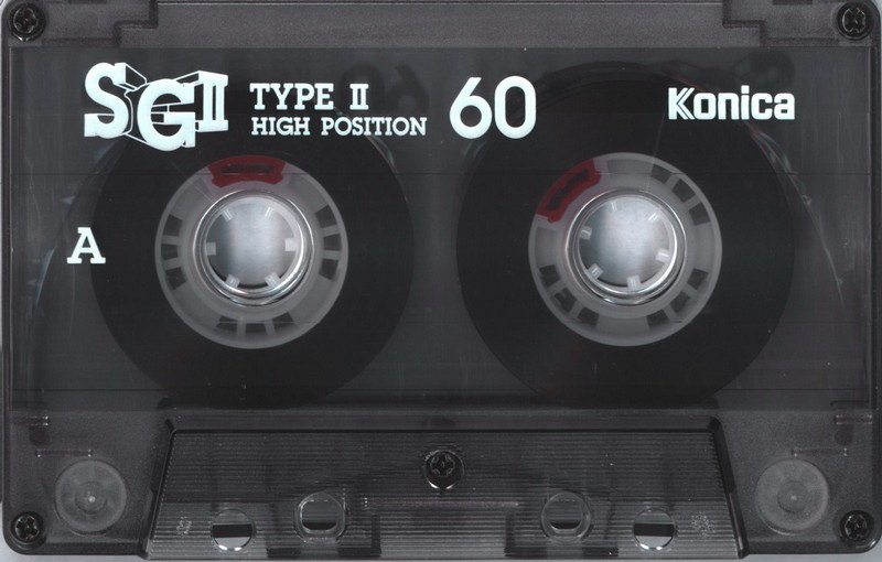 Compact Cassette Konica SG 60 Type II Chrome 1993 Europe