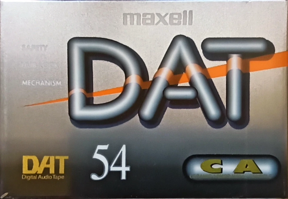Digital Audio Tape Maxell 54 Type IV Metal 1993 Japan
