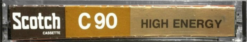Compact Cassette Scotch High Energy 90 Type I Normal 1976 Europe