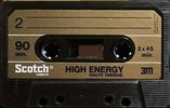 Compact Cassette Scotch High Energy 90 Type I Normal 1976 Europe