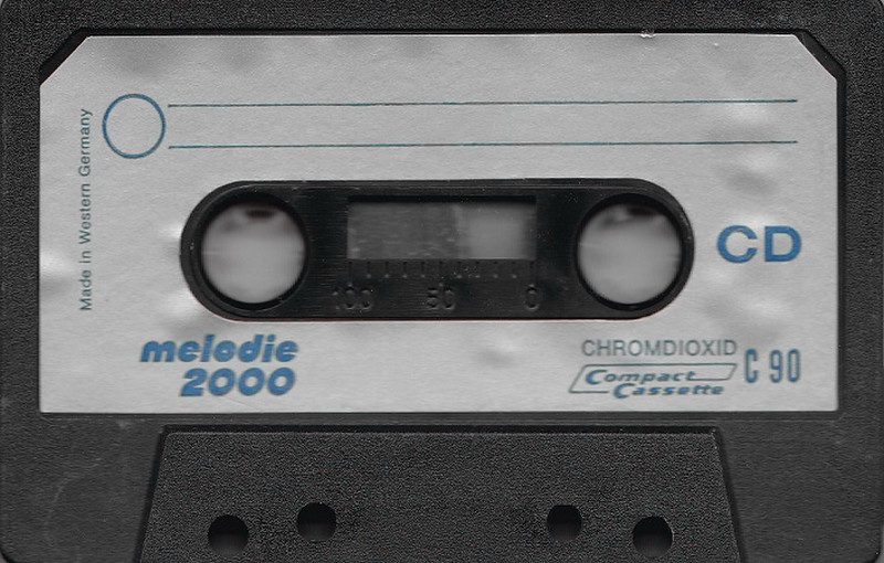 Compact Cassette Melodie 2000 CD 90 Type II Chrome 1977 Europe
