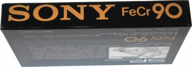 Compact Cassette: Sony  - FeCr 90