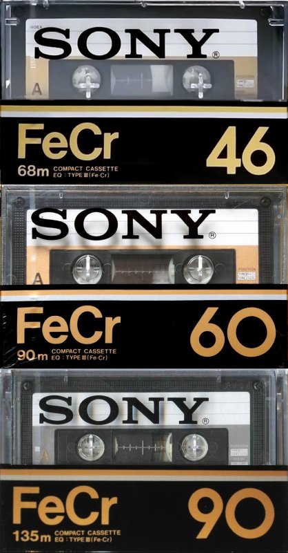 Compact Cassette: Sony  - FeCr 90