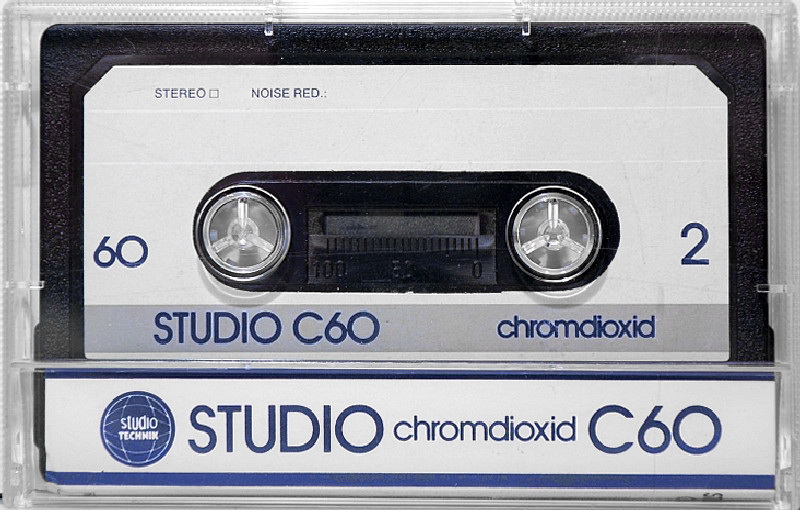 Compact Cassette Studio Technik 60 Type II Chrome Europe
