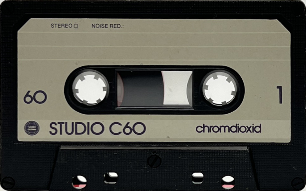 Compact Cassette Studio Technik 60 Type II Chrome Europe