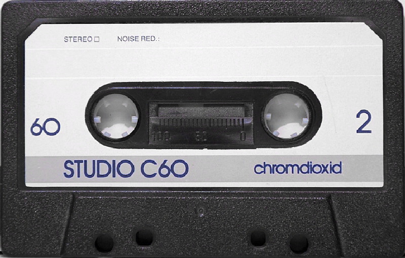 Compact Cassette Studio Technik 60 Type II Chrome Europe