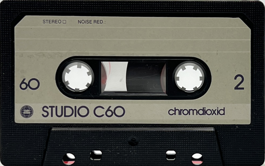 Compact Cassette Studio Technik 60 Type II Chrome Europe