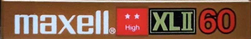 Compact Cassette Maxell XLII 60 Type II Chrome 1985 Japan
