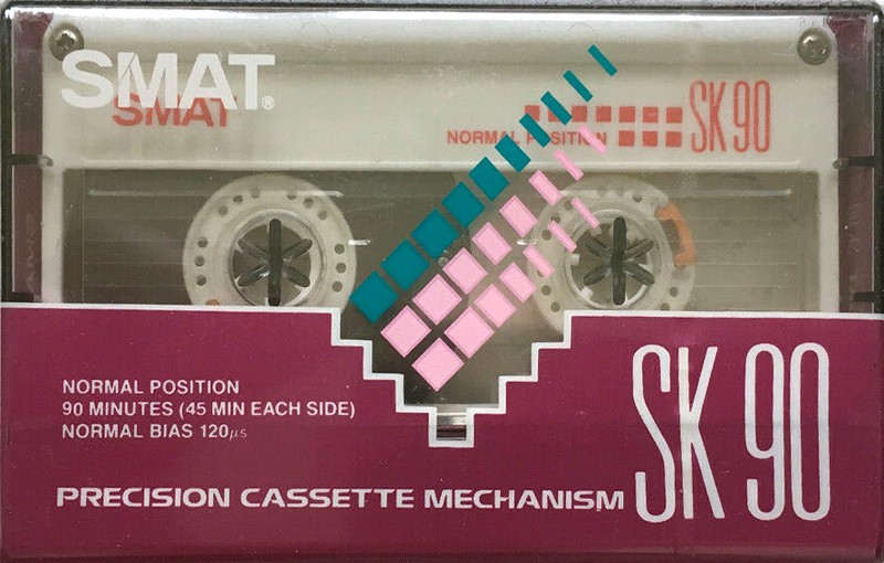 Compact Cassette Smat SK 90 Type I Normal 1989 South Korea