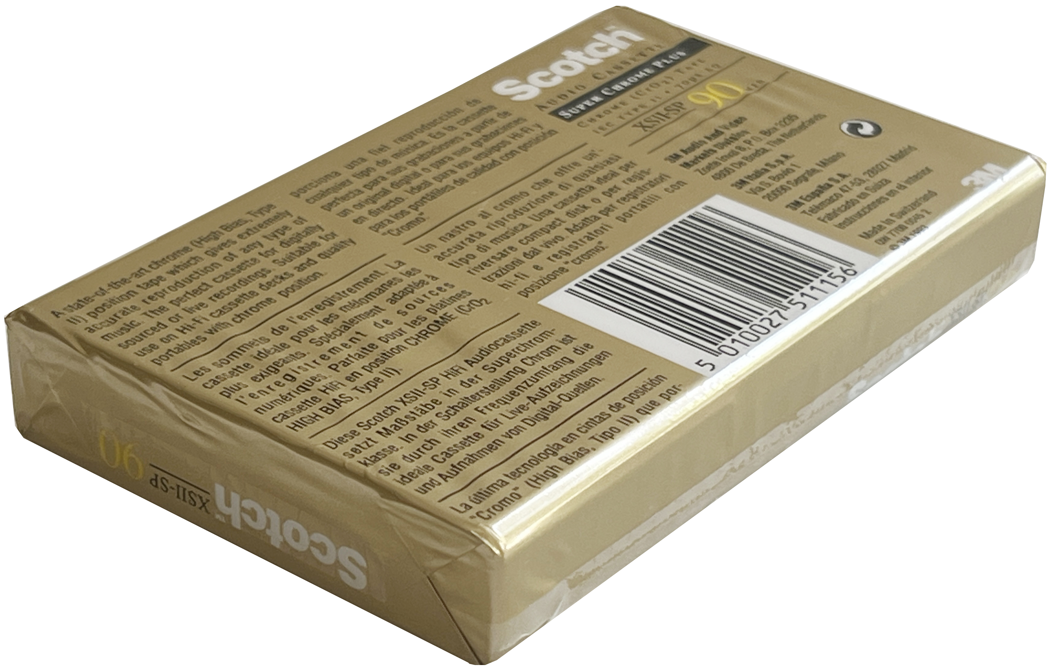 Compact Cassette Scotch XS II-SP 90 Type II Chrome 1993 Europe