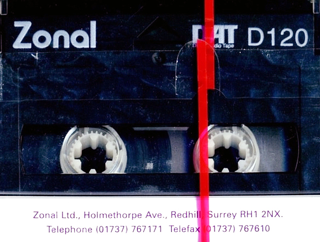 Digital Audio Tape Zonal 120 Type IV Metal Europe
