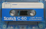Compact Cassette Scotch Dynarange 60 Type I Normal 1973 Japan
