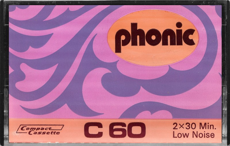Compact Cassette Phonic 60 Type I Normal 1979 Hong Kong
