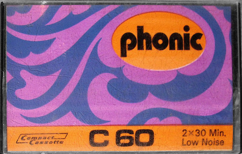 Compact Cassette Phonic 60 Type I Normal 1979 Hong Kong