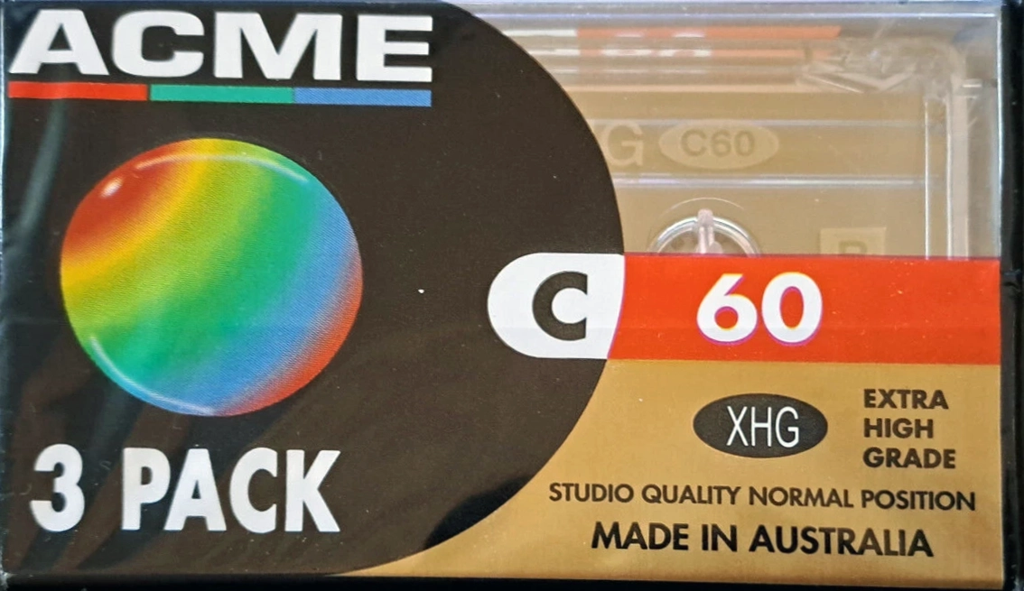 3 pack Acme XHG 60 Type I Normal 1997 Australia