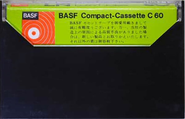 Compact Cassette BASF LN 60 Type I Normal 1975 Japan