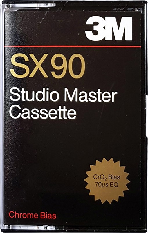 Compact Cassette 3M SX 90 Type II Chrome USA