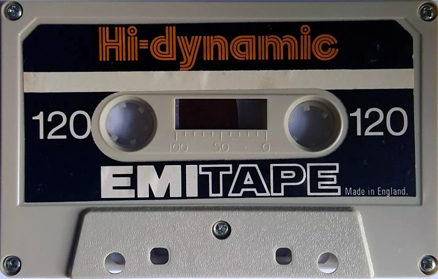 Compact Cassette EMITAPE HI-DYNAMIC 120 Type I Normal 1976 Europe