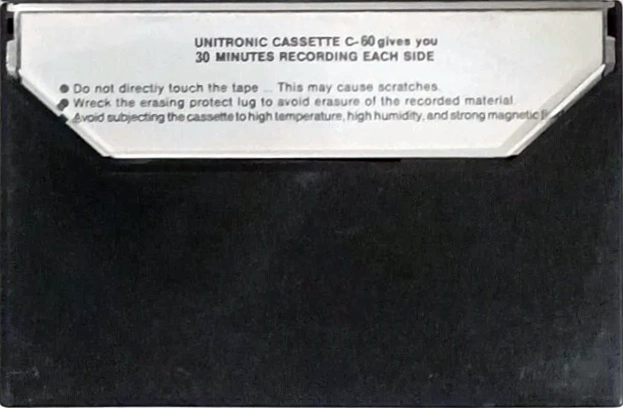 Compact Cassette Unitronic 60 Type I Normal 1979 Europe