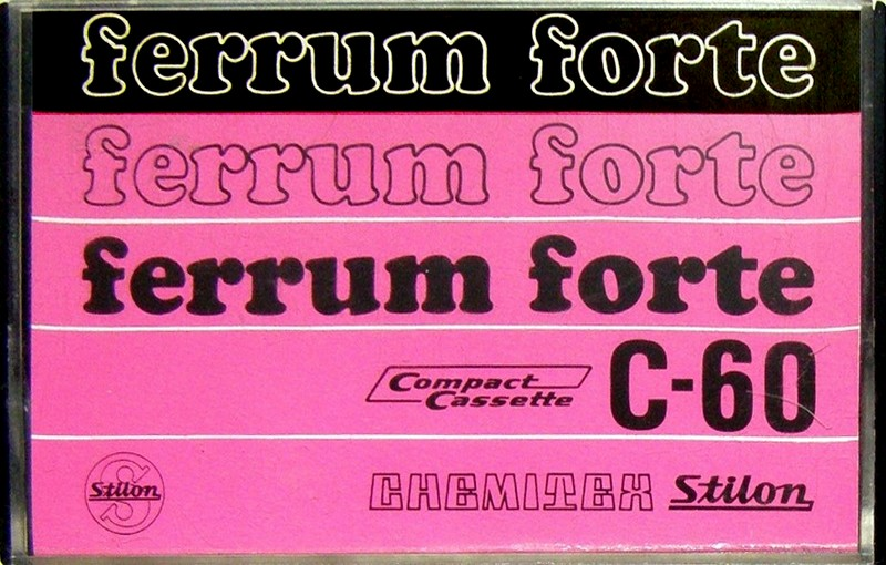 Compact Cassette Stilon Ferrum Forte 60 Type I Normal Poland