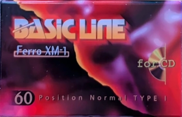 Compact Cassette Basic Line XM-1 60 Type I Normal Europe
